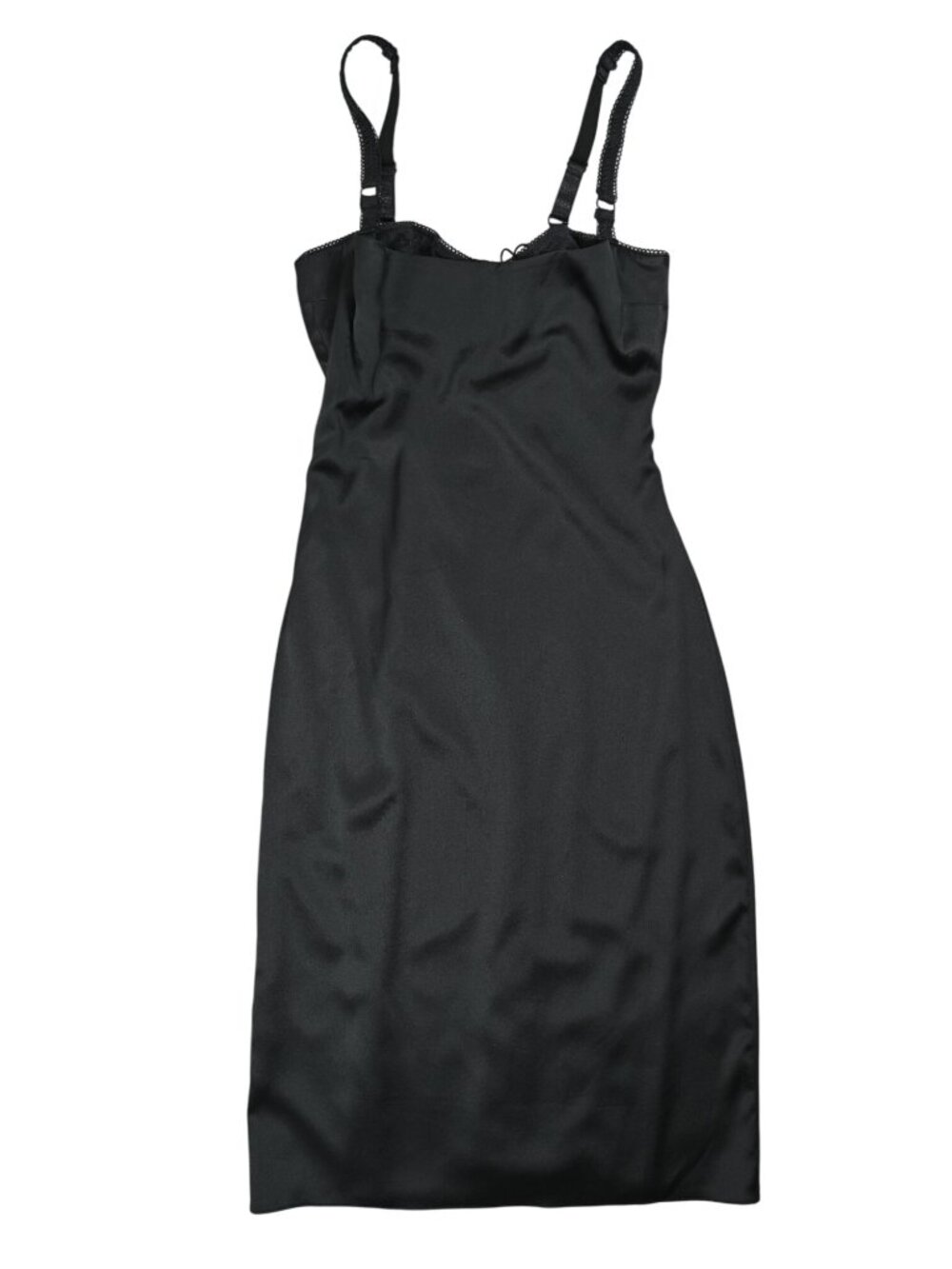 Khy Silk Bustier Midi Dress in Black